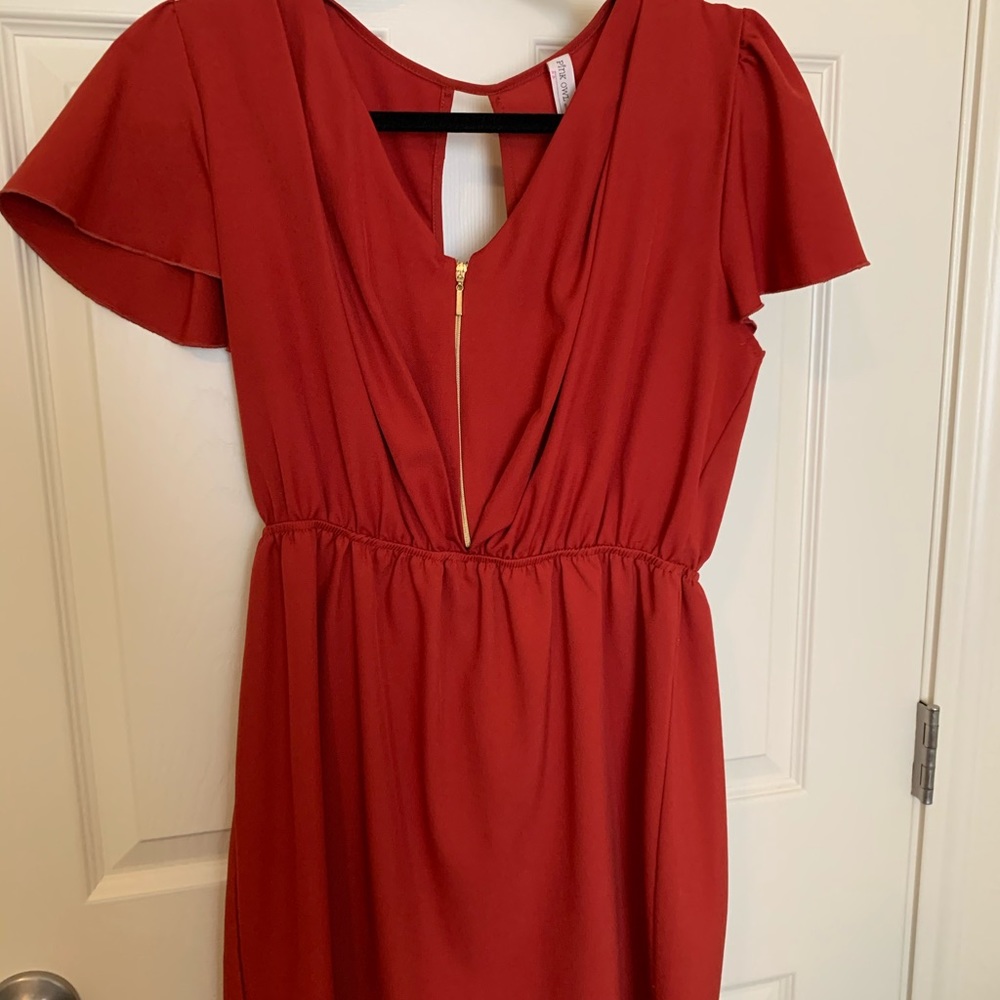 Orange/red dress